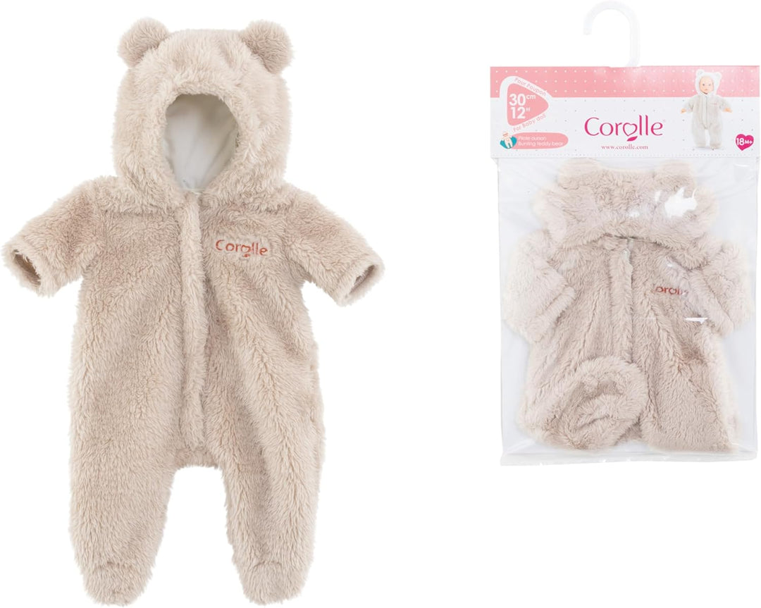 Corolle Schneeanzug, Teddy, Puppenzubehör, Puppenkleidung, für alle 30cm Babypuppen, ab 18 Monate