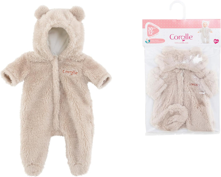 Corolle Schneeanzug, Teddy, Puppenzubehör, Puppenkleidung, für alle 30cm Babypuppen, ab 18 Monate