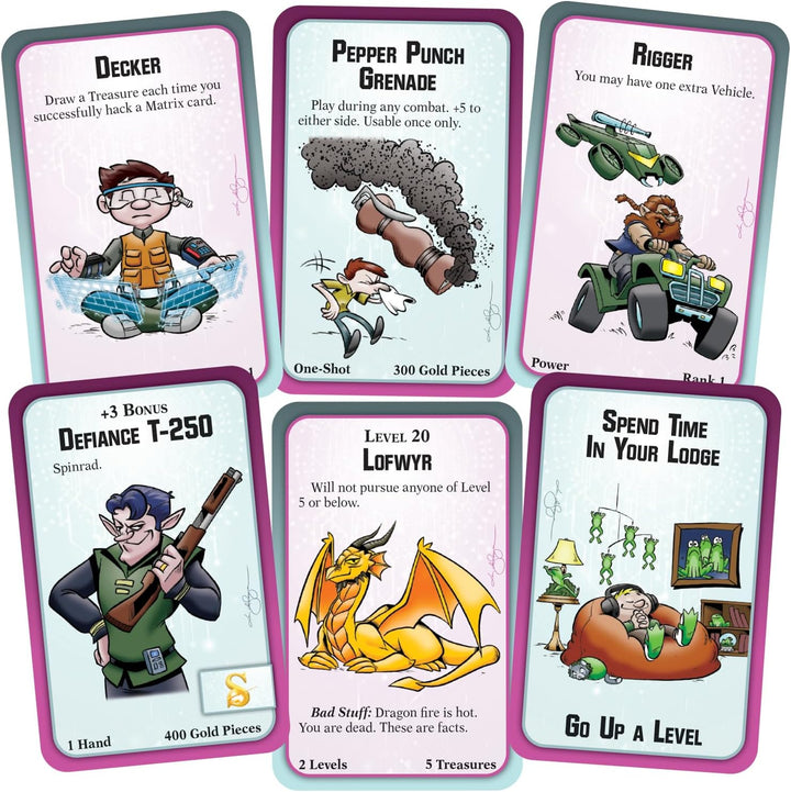 Steve Jackson Games | Munchkin Shadowrun | Card Game | English