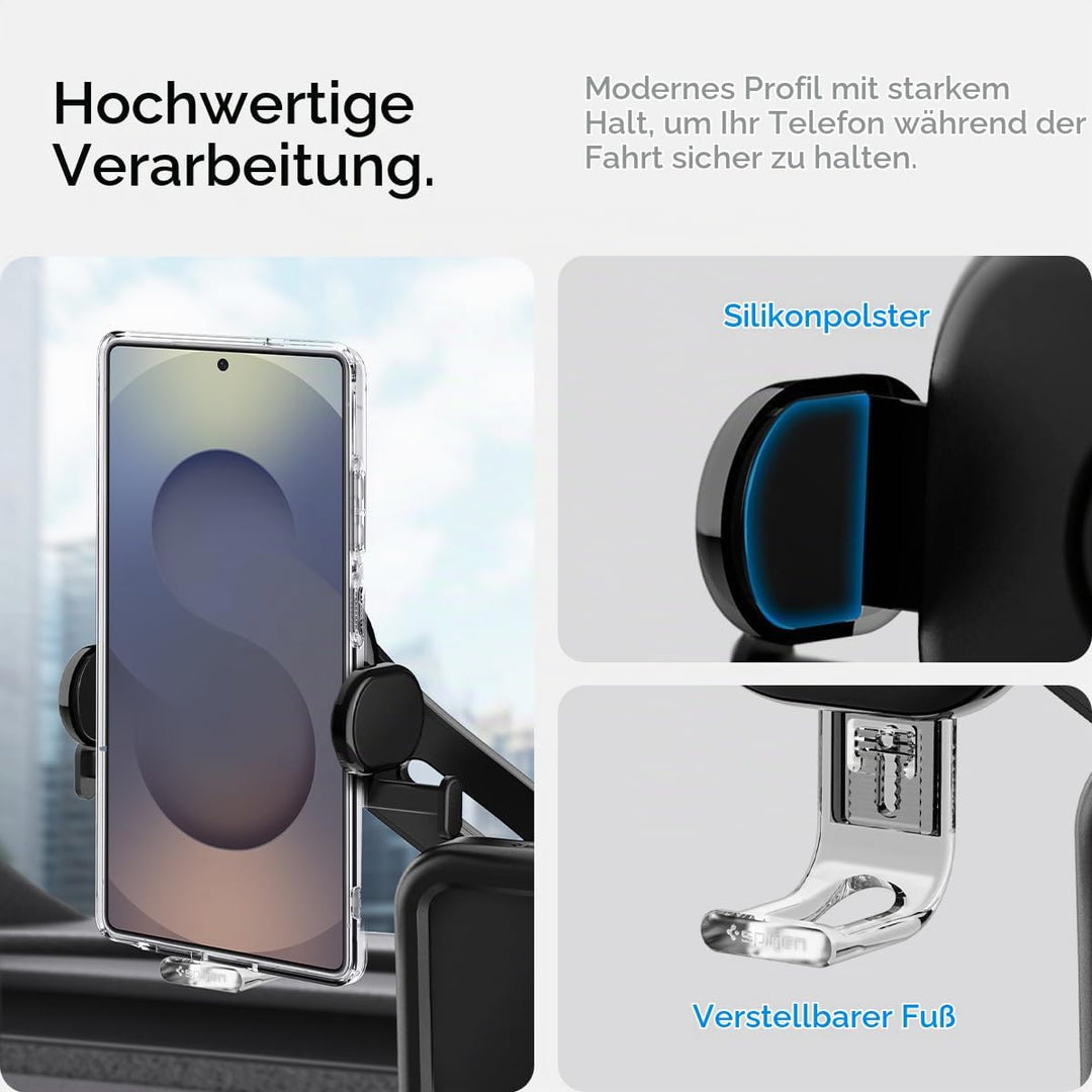 Spigen Tesla Model Y(~Juniper 2026)/3(~Highland 2026)/S/X Universal Handyhalterung【Montage ohne Kleb