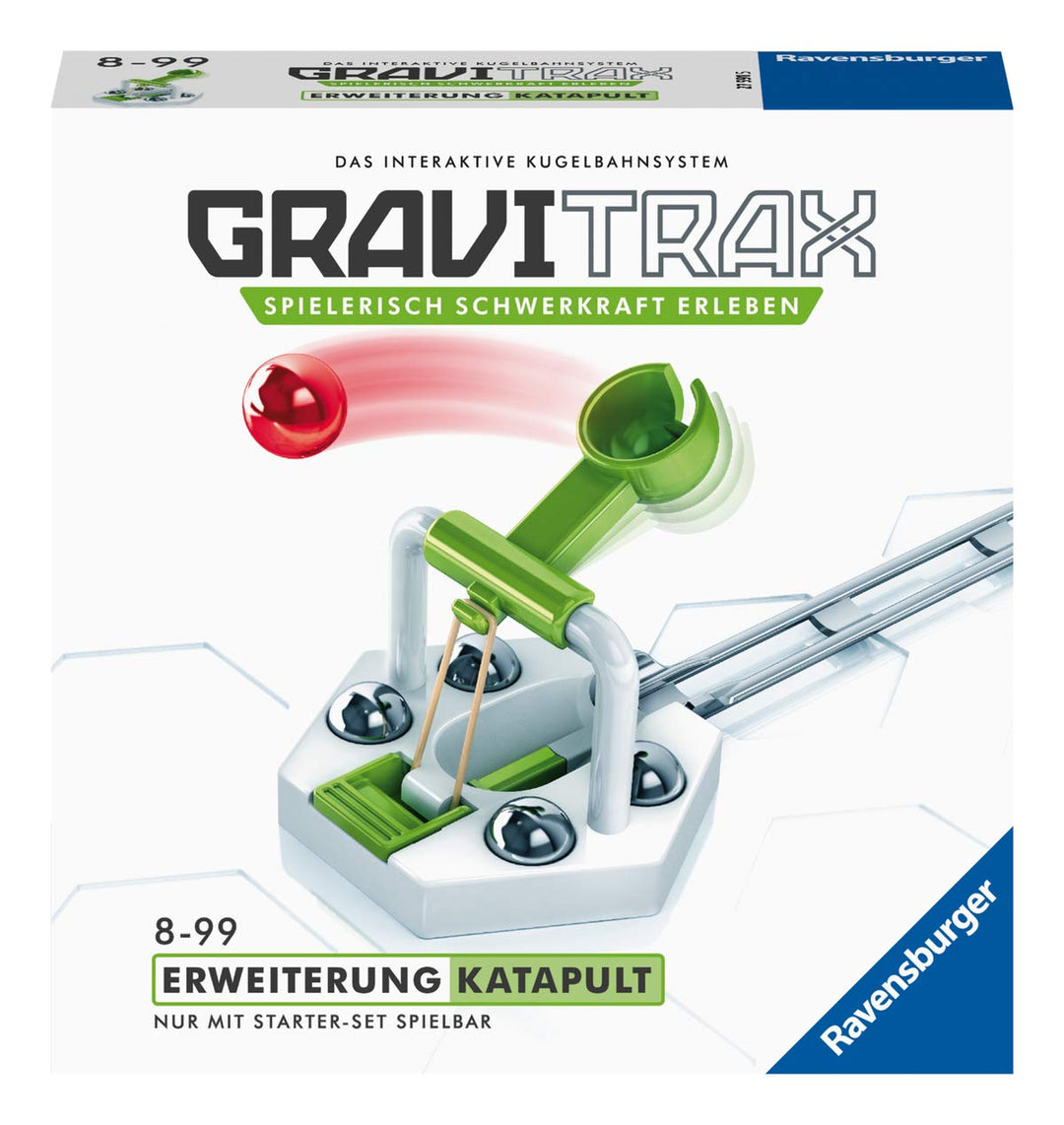 Ravensburger GraviTrax Erweiterung Katapult - Ideales Zubehör für spektakuläre Kugelbahnen, Konstruk