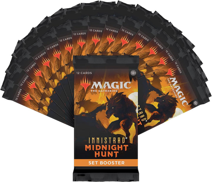Wizards of the Coast C89530001 Innistrad: Mitternachtsjagd Set Booster Box Zubehör, Multicolor