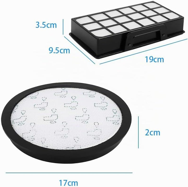2 Sätze RO7681 Filter für Rowenta Silence Force Cyclonic Staubsauger 4AAAA Modelle,RO7612EA RO7643EA