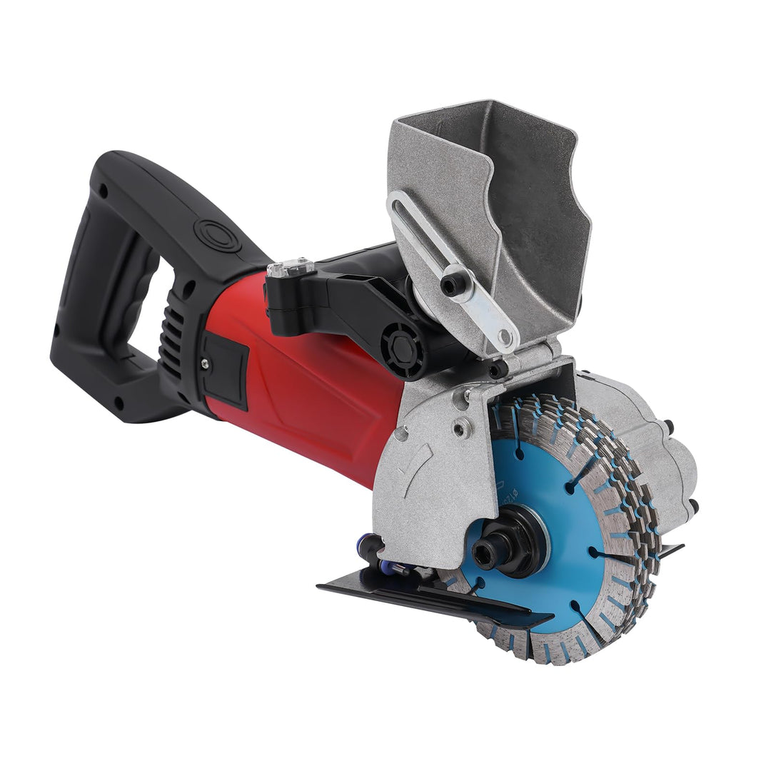 Mauernutfräse 2800W Schlitzmaschine mit Laser - Wandhobelmaschine für Beton, Holz und mehr - Inklusi