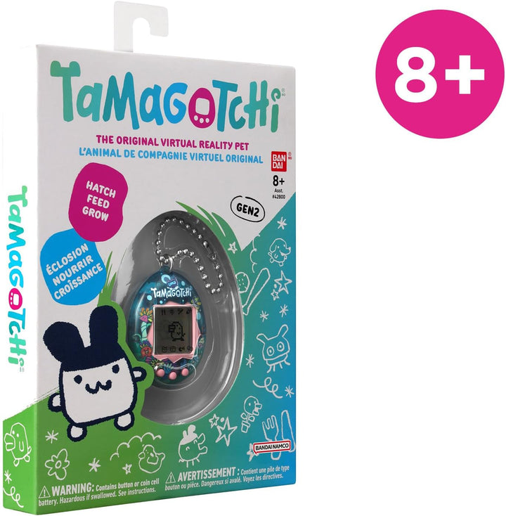 Bandai - Tamagotchi - Tamagotchi Original - Ozean - Elektronisches virtuelles Tier mit Farbdisplay,