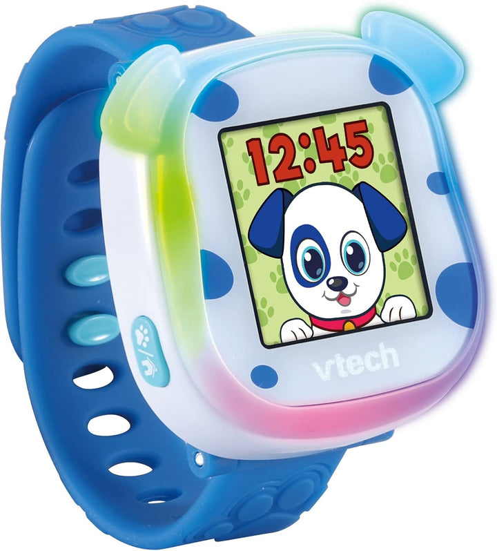 VTech My First KidiWatch – Interaktive Lernuhr mit Touch-Screen, elektronischem Haustier, digitaler