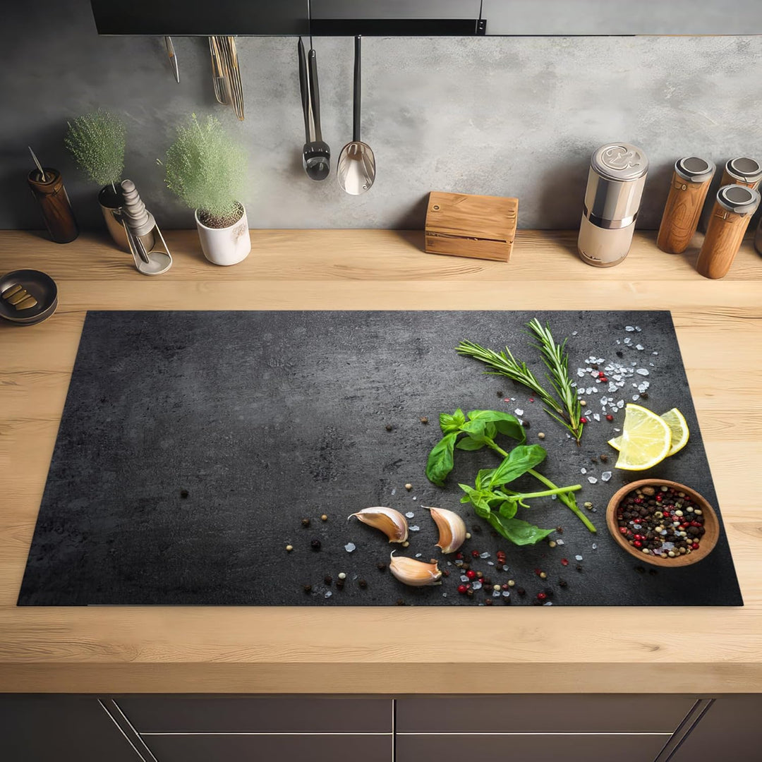KitchenYeah© Herdabdeckplatte Einteilig Ceranfeld Abdeckplatte für Induktionsschutz Ceranfeldabdecku