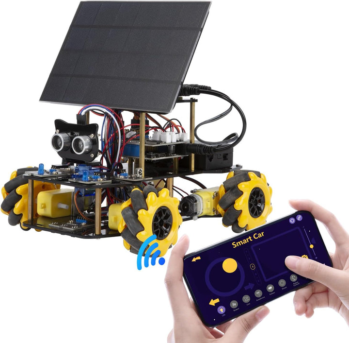 ACEBOTT Smart Car Kit Funktionen STEM-Codierung für Kinder ab 16 Jahren Solarenergie-Erweiterungspak
