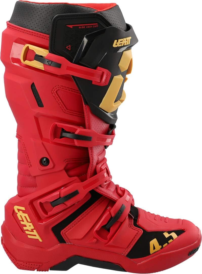Leatt Unisex Motorradstiefel 45.5 EU Rouge Noir, 45.5 EU Rouge Noir