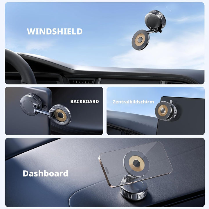Magnetischer HandyhalterungAuto für Magsafe Autohalterung, [20x N55 Magnete &amp; Verbesserte 98 kPa Sau