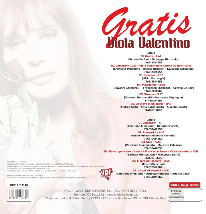 Gratis - White, Vinyl