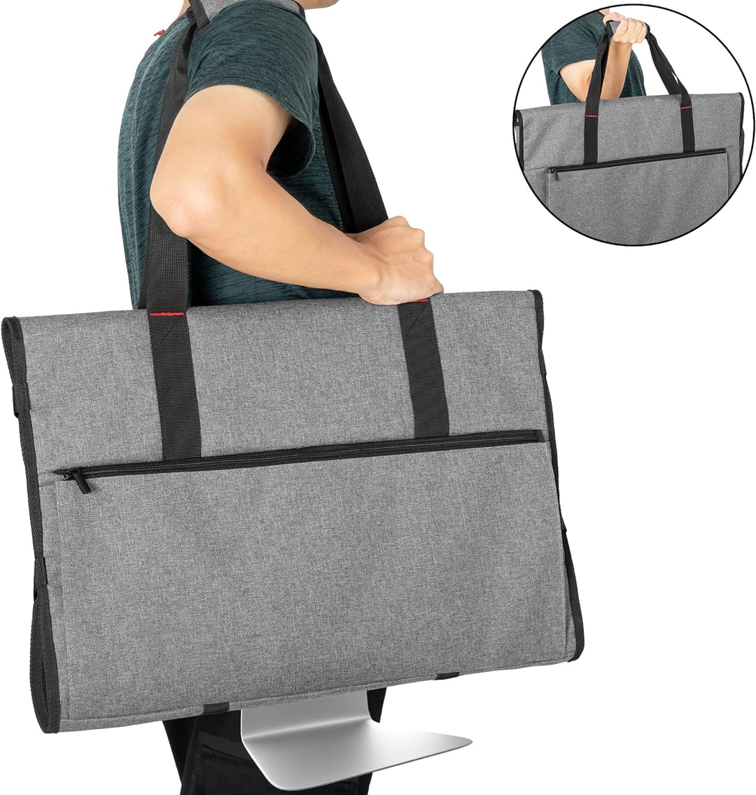 Trunab Monitortasche Schirm-Transport Kompatibel mit iMac 27'', Abdeckung Schutz iMac-Bildschirm Auf
