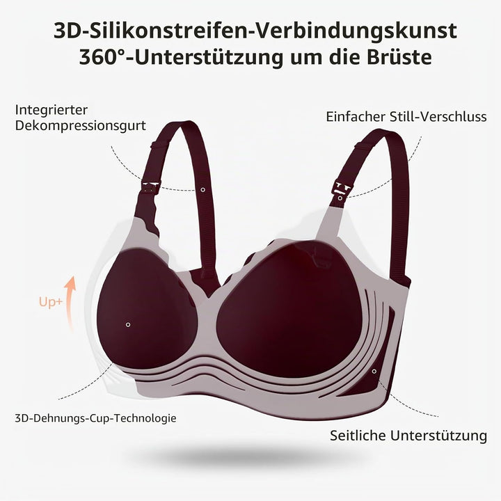 Schwangerschafts Still BH Nahtloser Still-BH Ohne Bügel Mutterschaft BH mit zusätzlichen BH-Verlänge