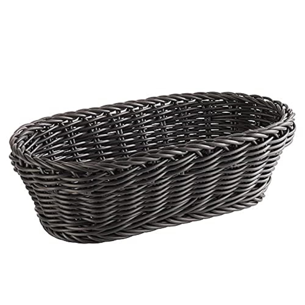 APS Baguette Korb, oval "PROFI LINE" - Körbchen, Flechtkorb aus Polypropylen - Abmessungen: 28 x 16