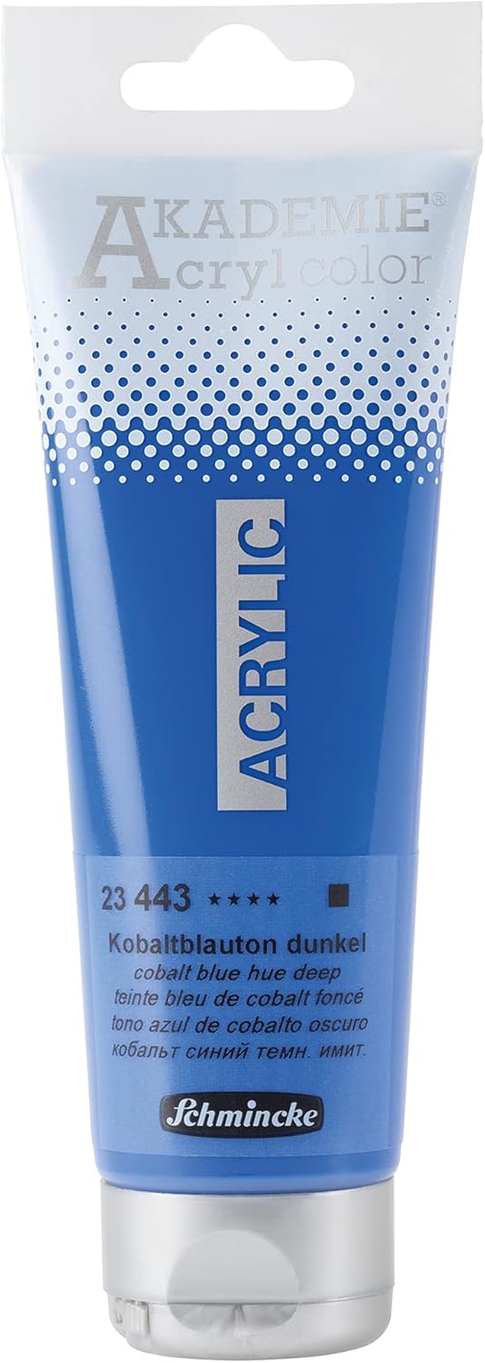 Schmincke – AKADEMIE® Acryl, Value Pack 16 x 120 ml-Tuben, Kartonset, brillante, farbstarke, hoch li
