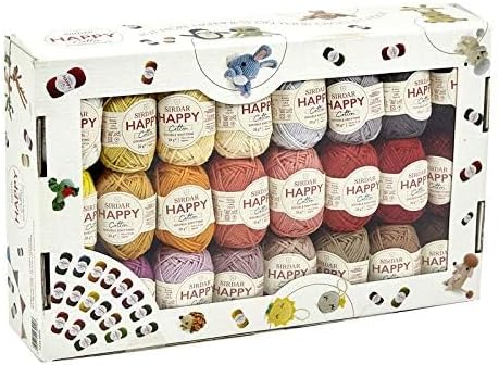 DMC Happy Chenille Velvet Thread 15g farbig sortiert - 25 Stück