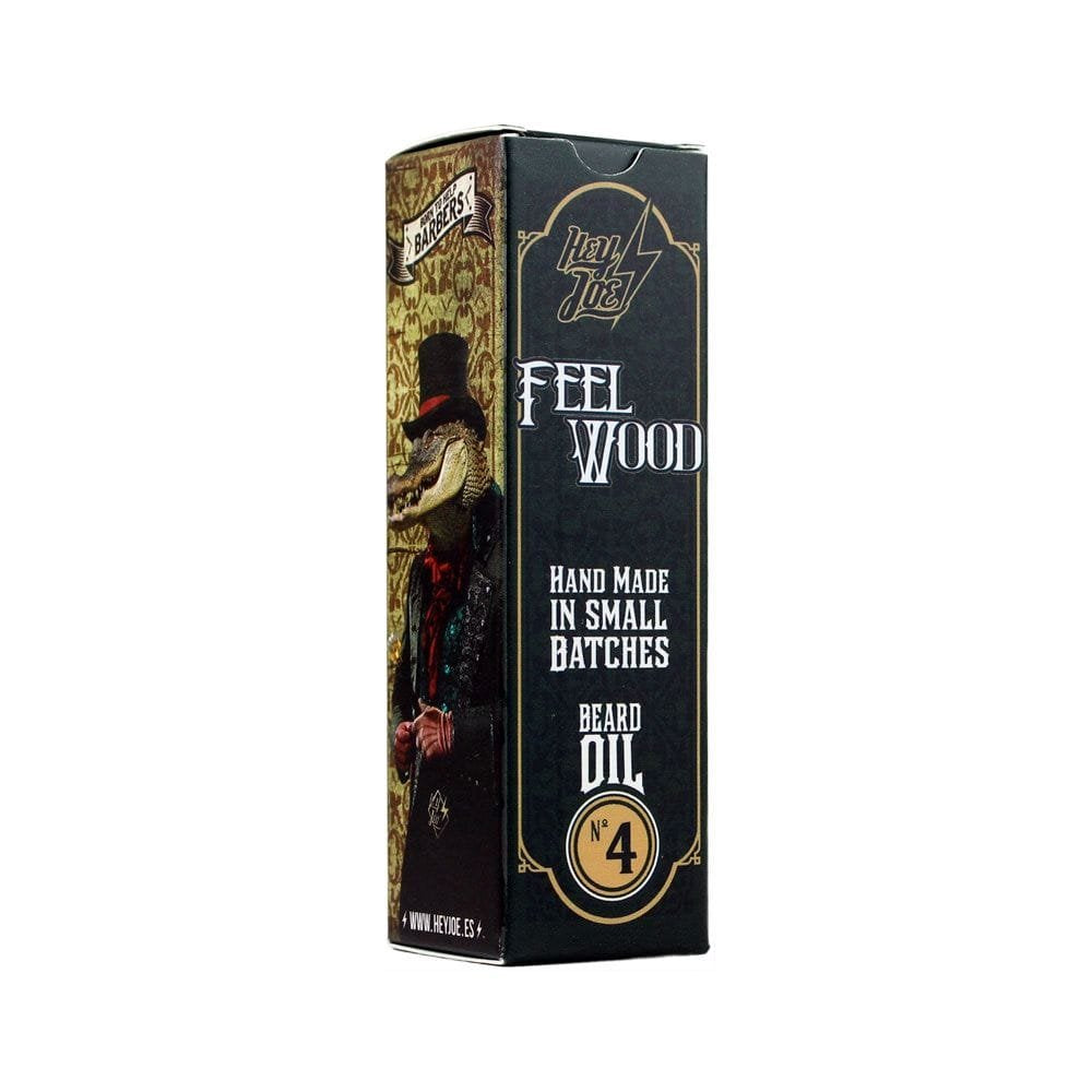 HEY JOE! Beard Oil Nº 4 Feel Wood | Natürliches und Erfrischendes Bartöl Herren mit Zedernholz- und