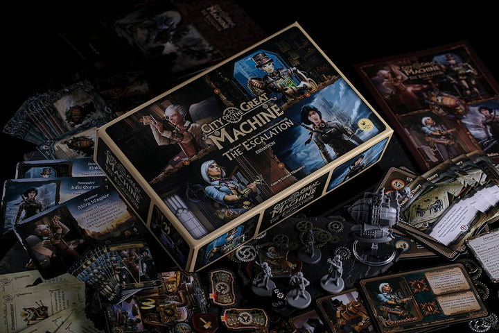 Crowd Games - City of The Great Machine The Escalation - Brettspiel - Ab 14 Jahren - 1-4 Spieler - E