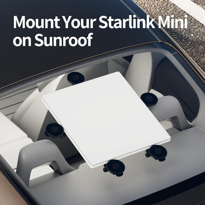 Joinfworld Starlink Mini Saugnapfhalterung,Starlink Mini Autohalterung | Starlink Mini Zubehör für F