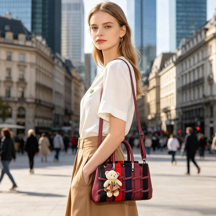NICOLE &amp; DORIS Handtaschen für Damen Umhängetaschen Henkeltaschen Damen Handtasche die neuesten Tren