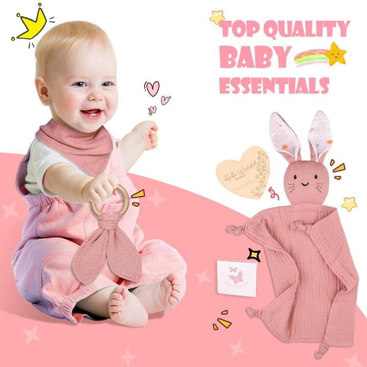 Baby Geschenk Mädchen - Geschenke Zur Geburt | Geschenke Zur Geburt für Mädchen mit 100% Baumwolle D