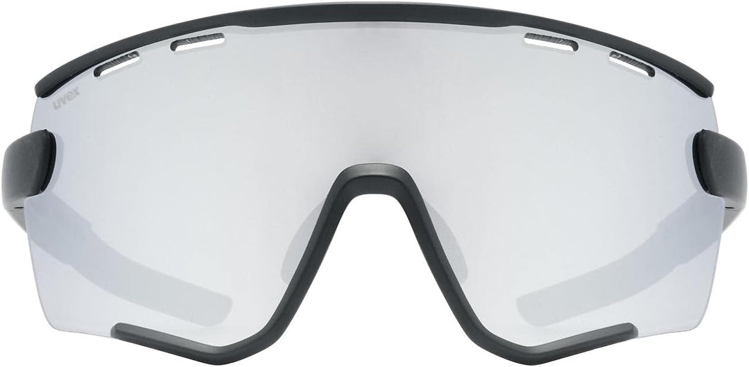 uvex Unisex Sportstyle 236 Set Sportbrille (1er Pack) Einheitsgrösse black mat/silver, Einheitsgröss