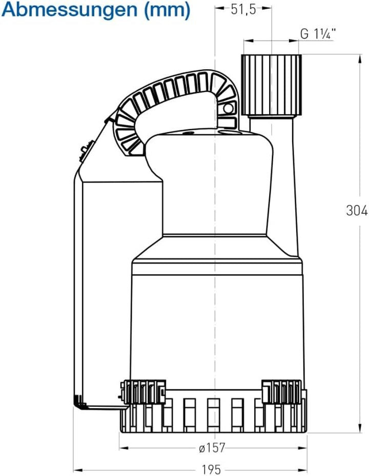 Sulzer ABS-ROBUSTA 200 C WTS Pumpe Tauchpumpe