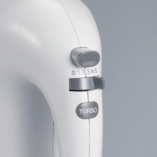 SEVERIN Handmixer, Handrührgerät mit 5 Geschwindigkeitsstufen, praktischer Handrührer mit 2 Edelstah