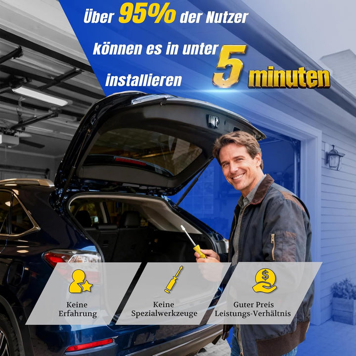 ARANA 2x Kofferraumheber, kompatibel mit Nissan Micar IV K13K K13KK 2010-2020, Hebevorrichtungen für