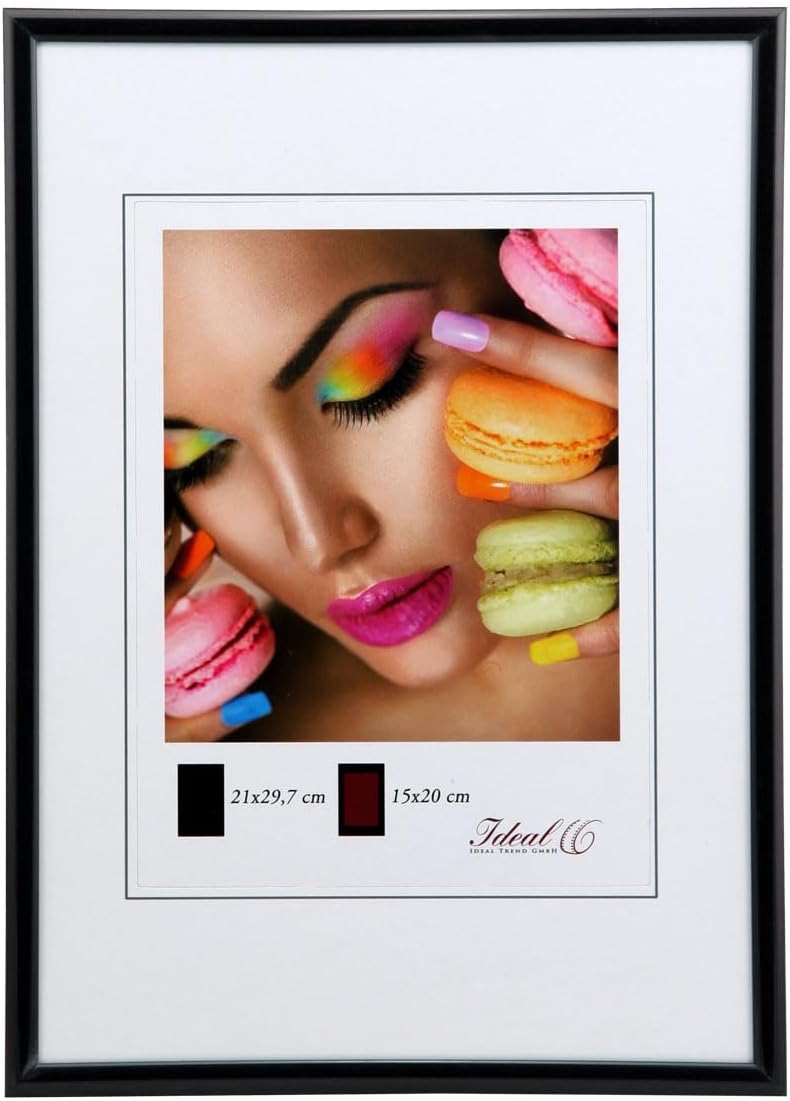 IDEAL TREND New Lifestyle Set Bilderrahmen Wanddeko Collage Poster Rahmen 2er 3er 5er Pack: Farbe: 2