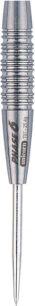 Unicorn Steel Tip Darts Barrels | Evolution Series Phase 1, 2, 3, 5 & 6 | Natural 90%, 95% & 97% Tun