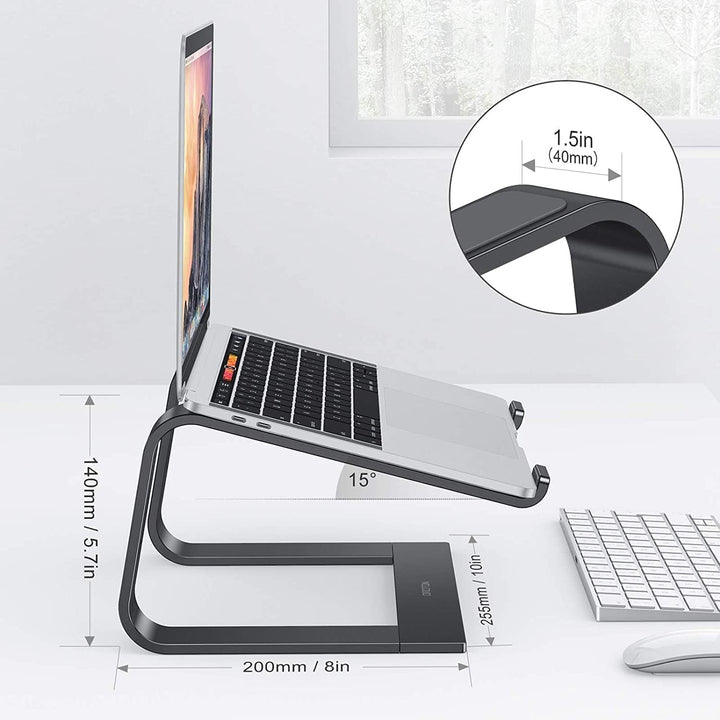 OMOTON Aluminium Laptop Ständer, Notebook Ständer mit Belüftung, Universal PC Riser Ergonomisch Lapt