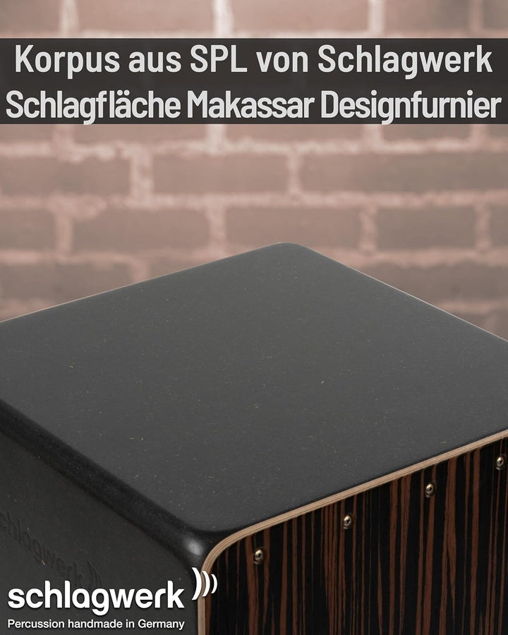 Schlagwerk CP432 Cajon 2inOne "deluxe" Makassar Deluxe' Makassar, Deluxe' Makassar