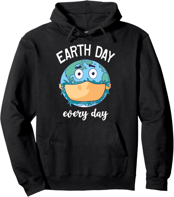 Earth Day Every Day Cute Environmental Science 2021 Pullover Hoodie
