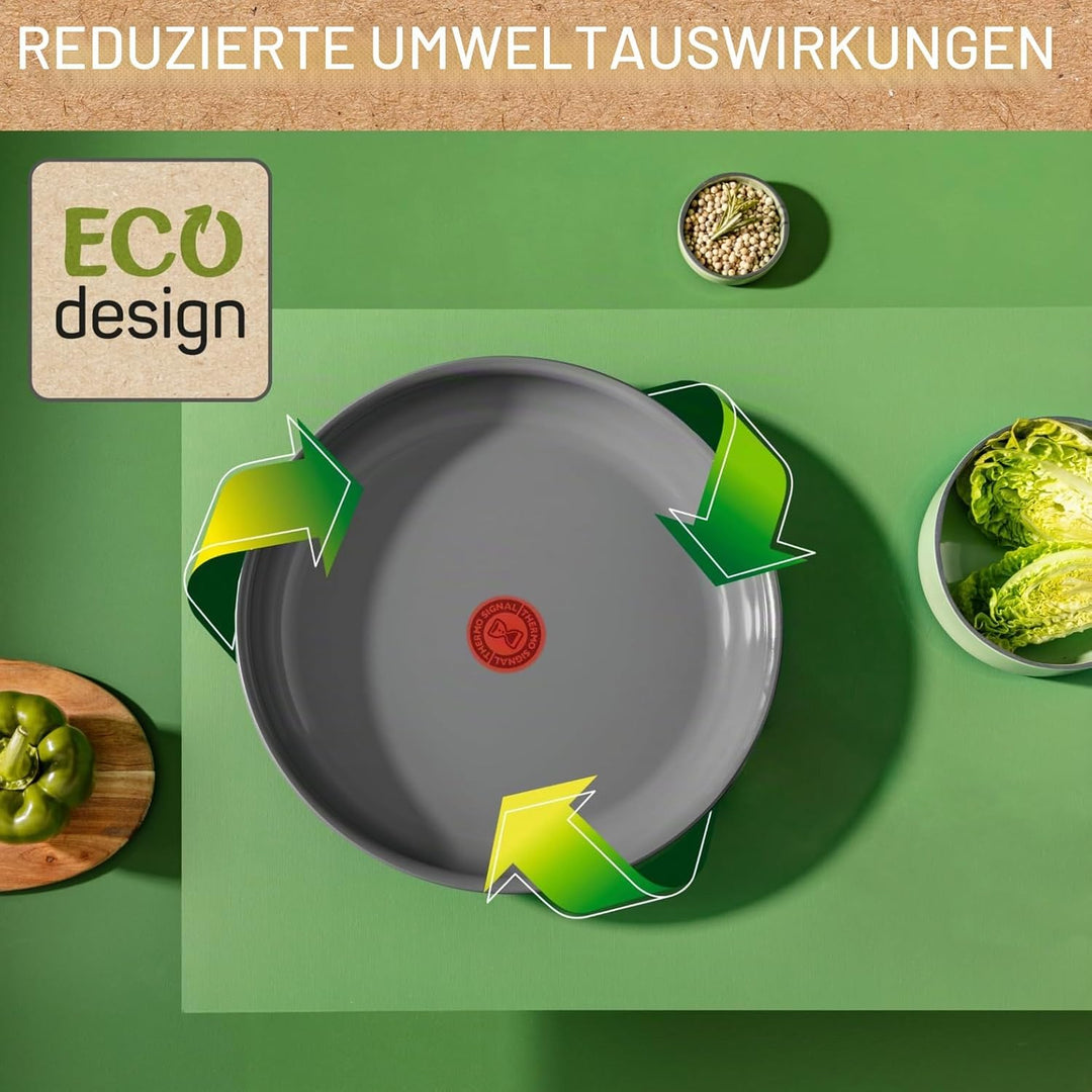 TEFA2 Bratpfannen, 2 Töpfe, Griff, Induktion, Keramik, Spülmaschine