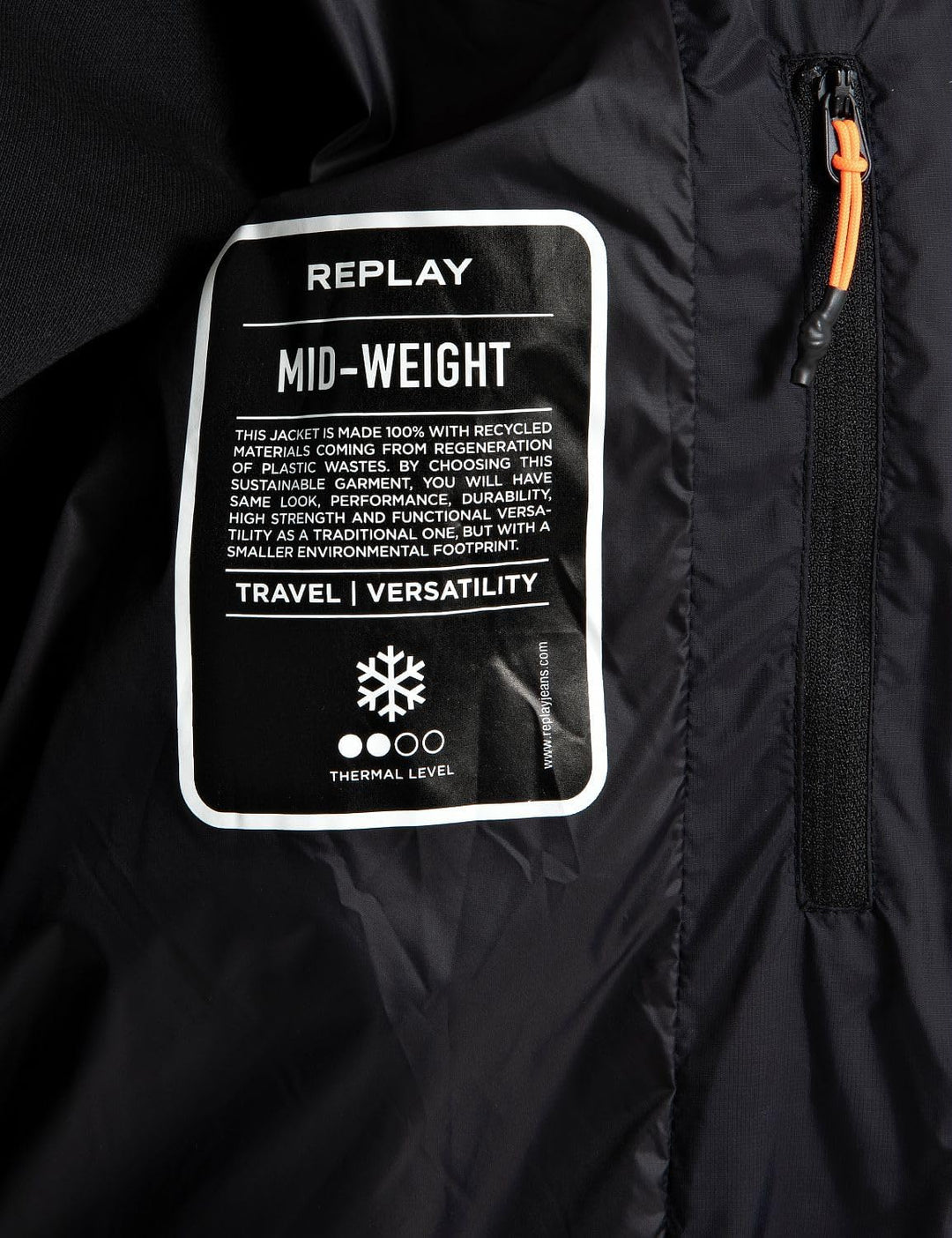 Replay Herren Jacke Bomberjacke Winter M Black 098, M Black 098