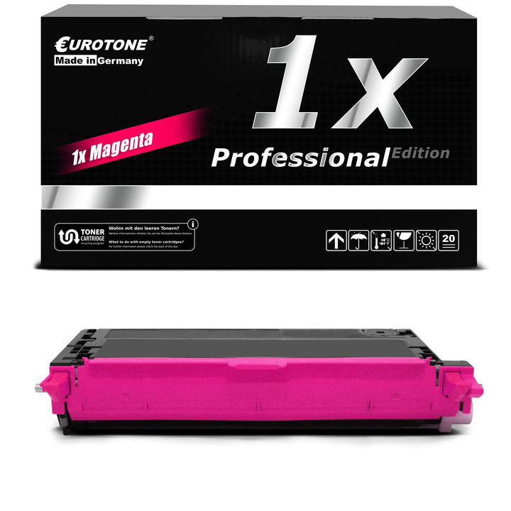 Eurotone 1x Müller Printware Toner für Dell 3110 3115 cn ersetzt 593-10172 RF013 Magenta Rot XG723 1
