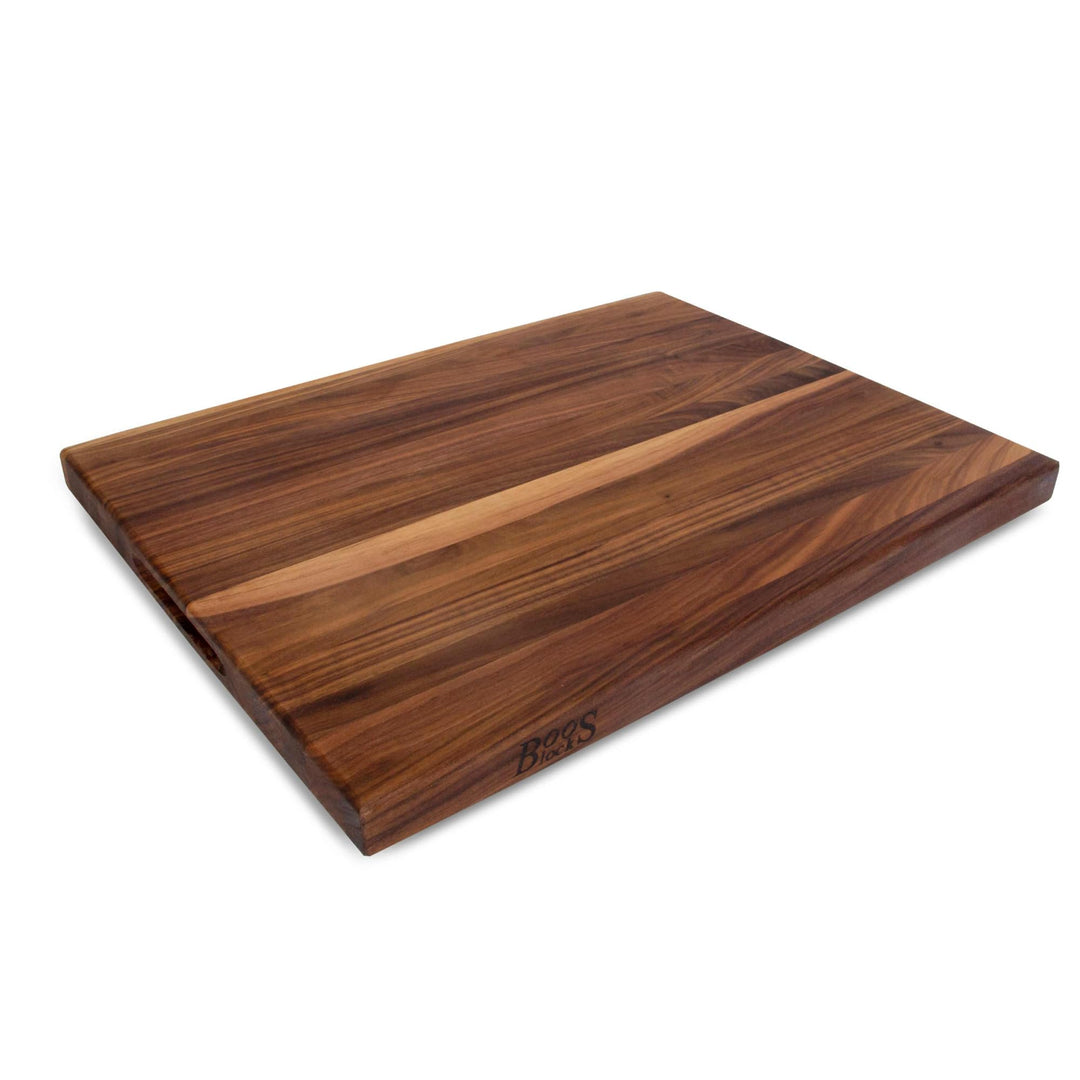 Boos Blocks® WAL R02 Gourmet-Walnussholz-Schneidebrett von John Boos - 61 x 46 x 4 cm - beidseitig v