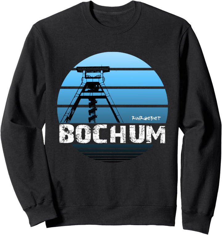 Zeche, Förderturm Bochum Ruhrgebiet Glück Auf ! Sweatshirt