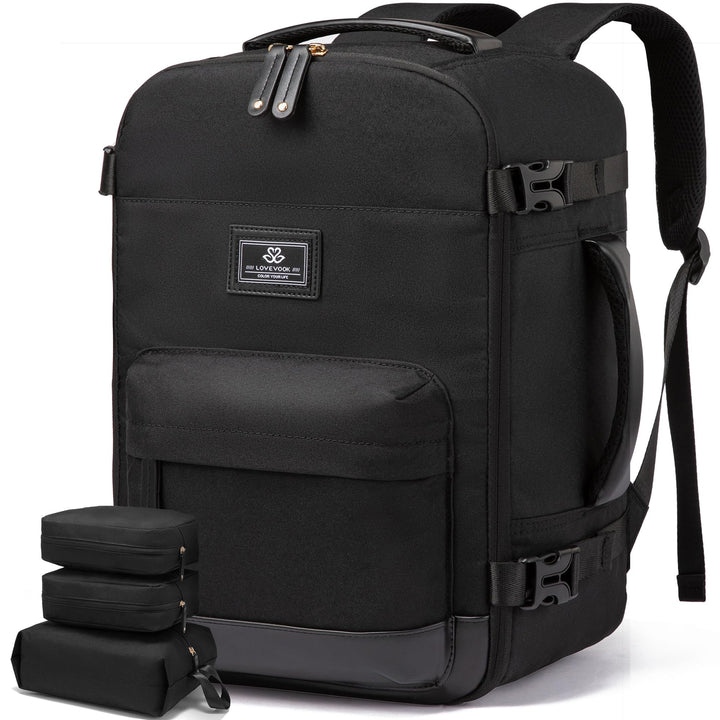 LOVEVOOK Rucksack Handgepäck Flugzeug, Reiserucksack Herren Damen Gross, 40L Cabin Bag Bordgepäck Ru