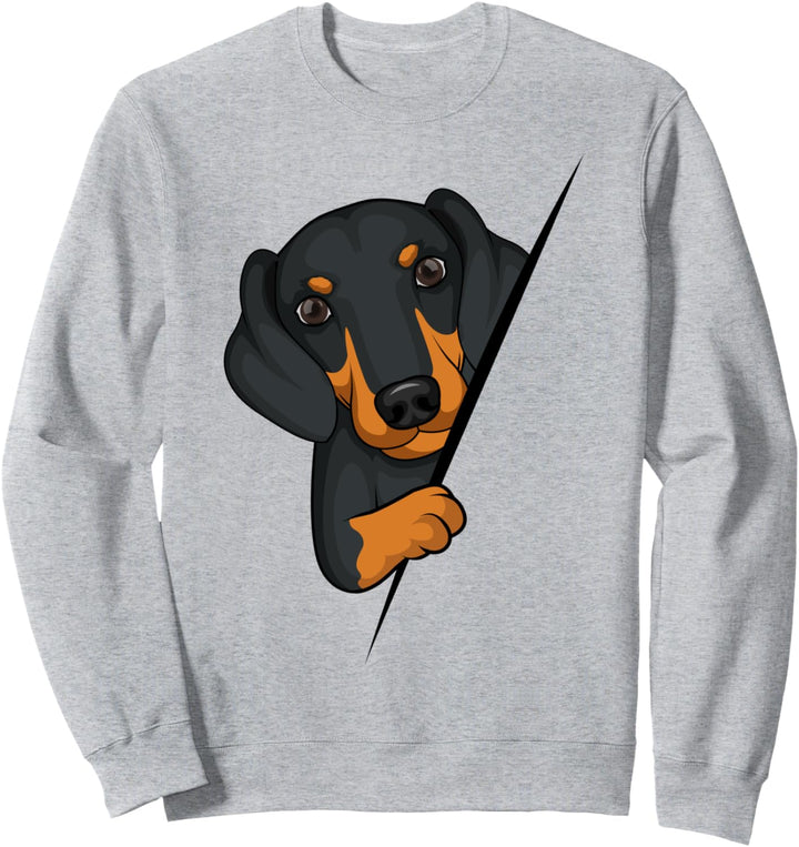 Dackel Dachshund Teckel Kinder Damen Sweatshirt