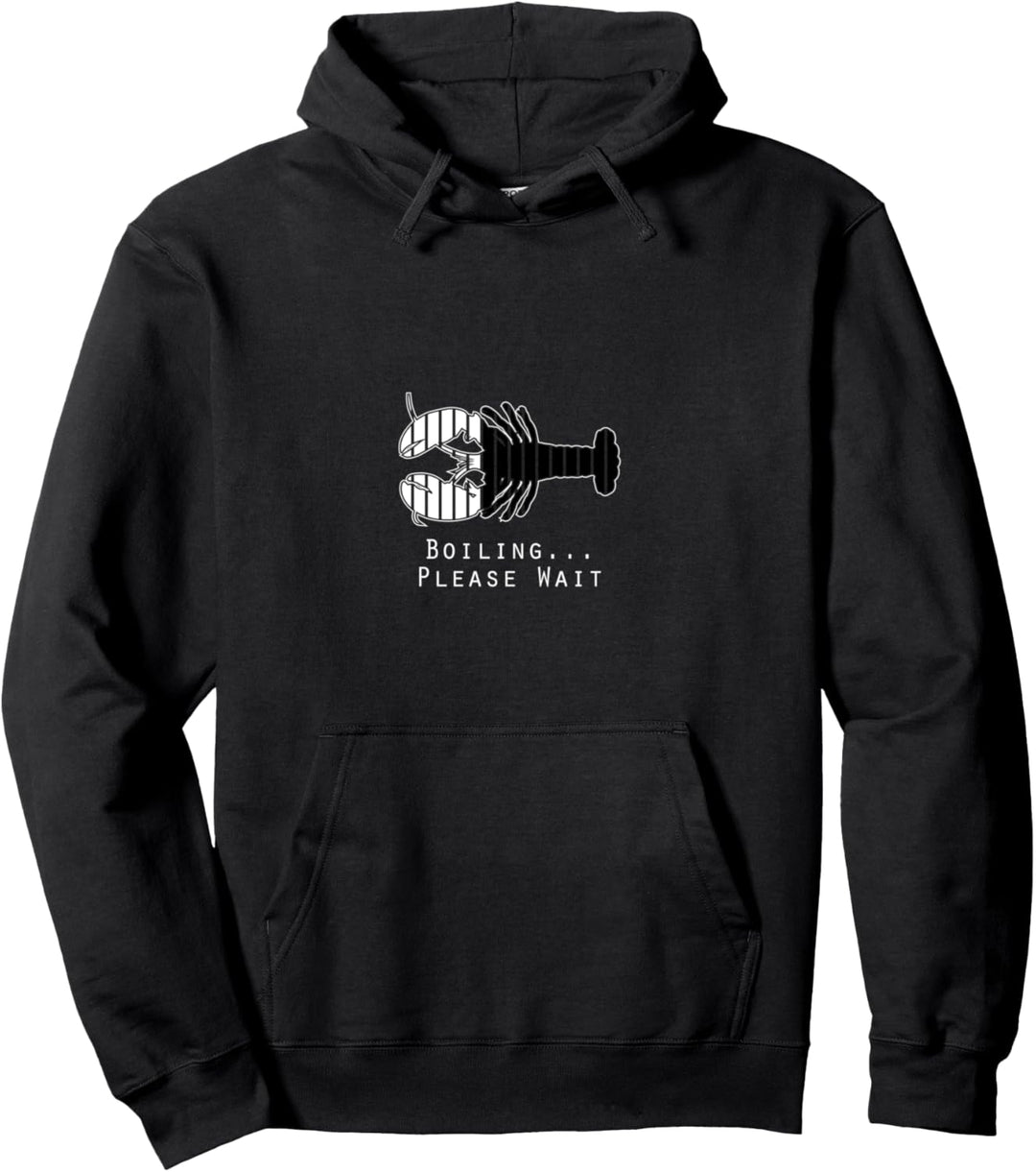 Crawfish Boil Loading Please Wait Funny Southern Cooking Pullover Hoodie