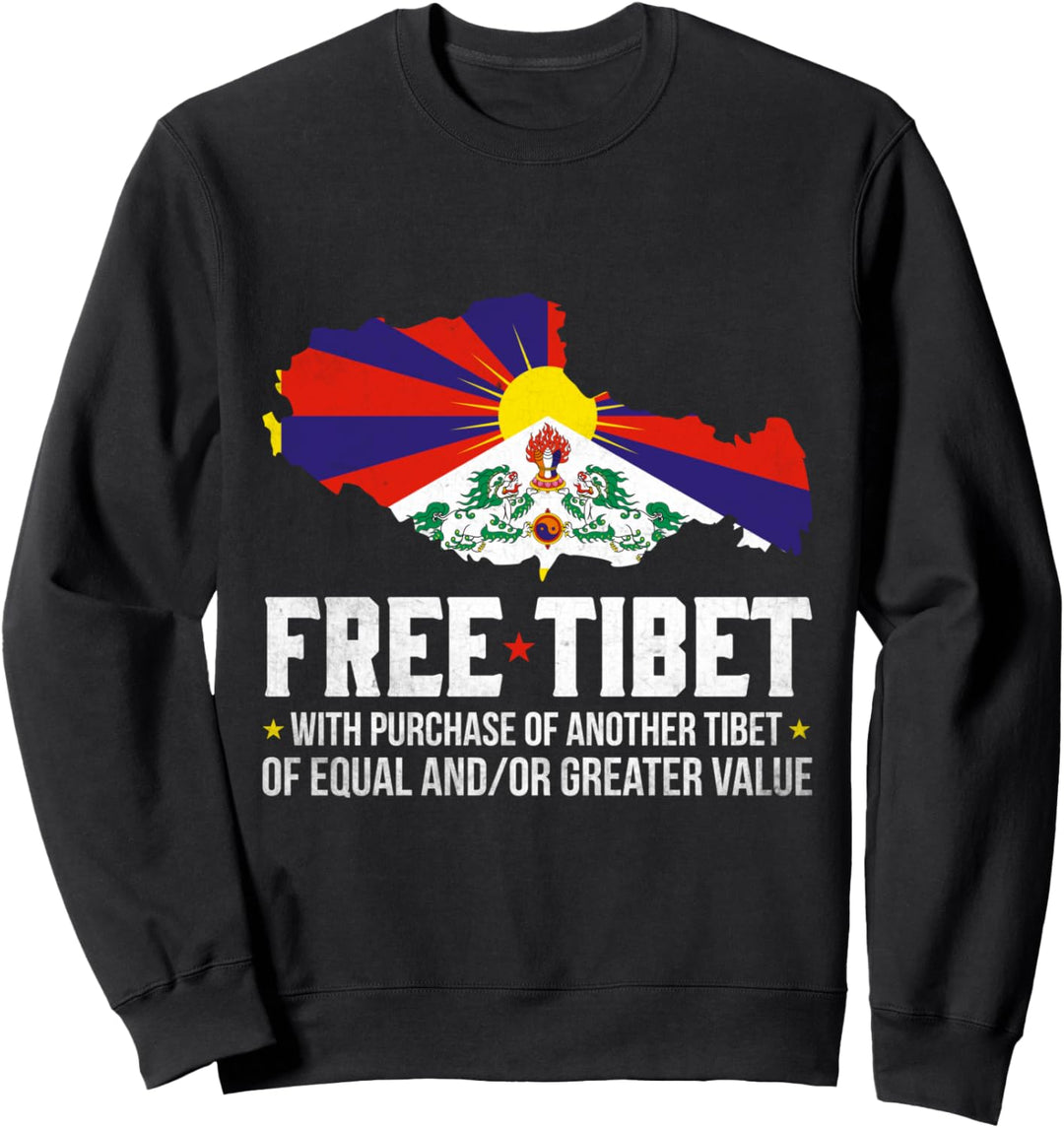 Tibet Flagge Tibet Freitibet Sweatshirt