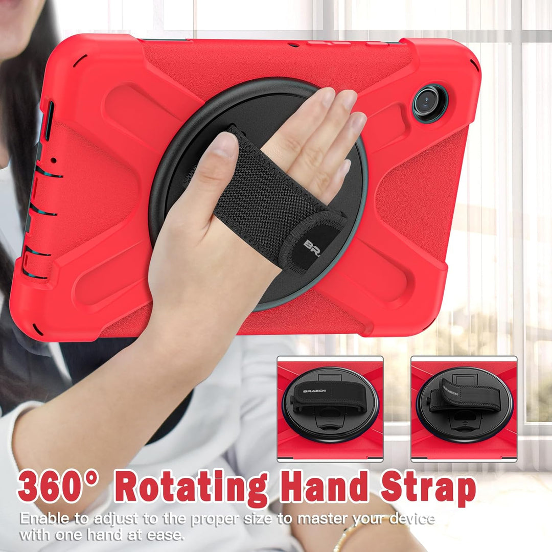 BRAECN für Samsung Galaxy Tab A9 Hülle 8,7 Zoll 2023 SM-X110/X115/X117, Stossfeste Robuste Tragbare