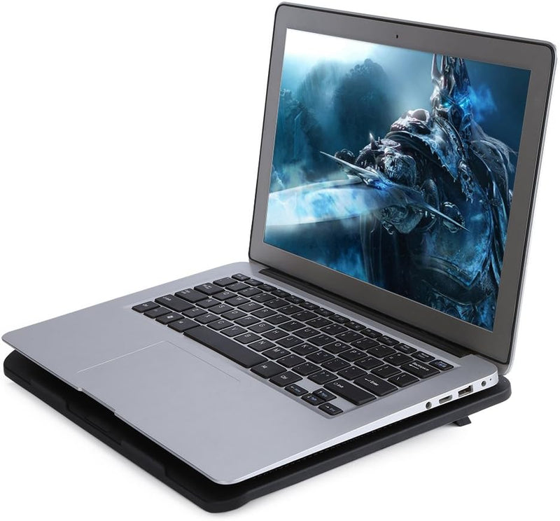 Queen.Y Laptop Kühler, Gaming Laptop Cooler Kühlpads,Kühlkissen Grundlage Grosser Lüfter USB- Stände