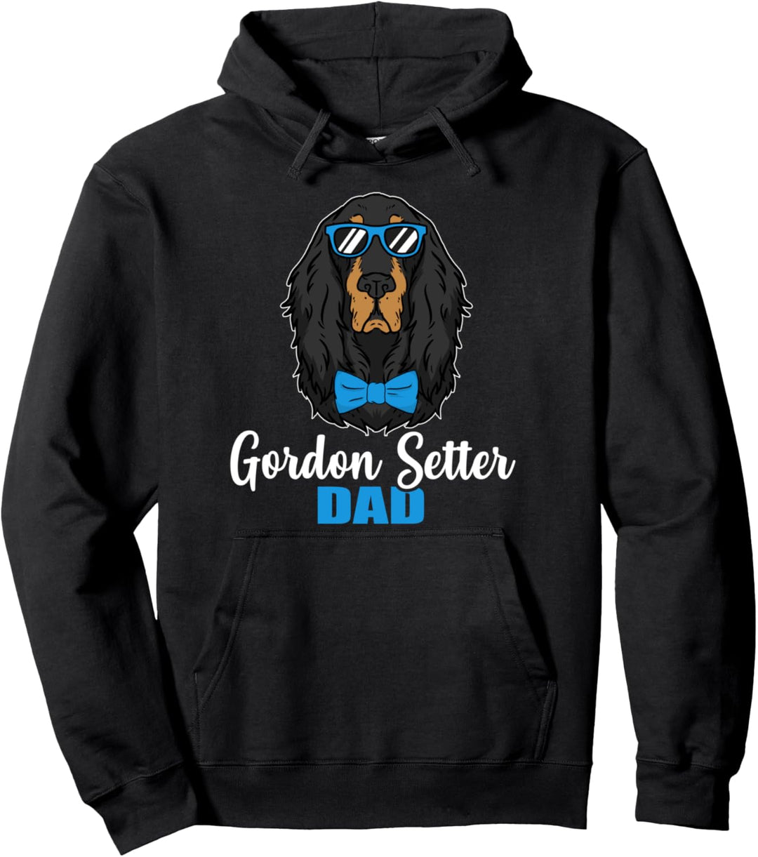 Lustiges Hunde Papa Geschenk Herrchen Gordon Setter Hund Pullover Hoodie