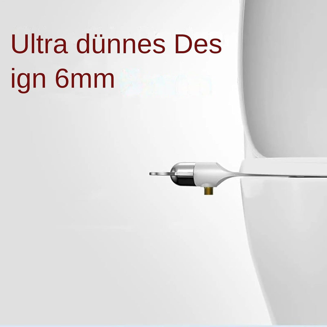 43 X 12 X 7 Cm Bidet-Toilettensitz Mit Doppeldüse Smart-Toilettenspüler Aus ABS Nicht Elektrisch, To
