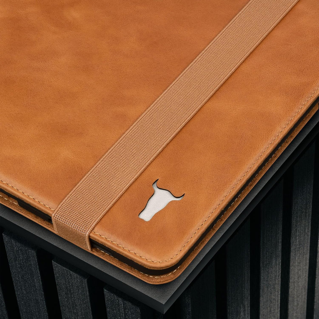 TORRO Hülle Kompatibel mit iPad Air 5 / Air 4 - Echtleder iPad Air 2022/2020 Hülle mit Standfunktion
