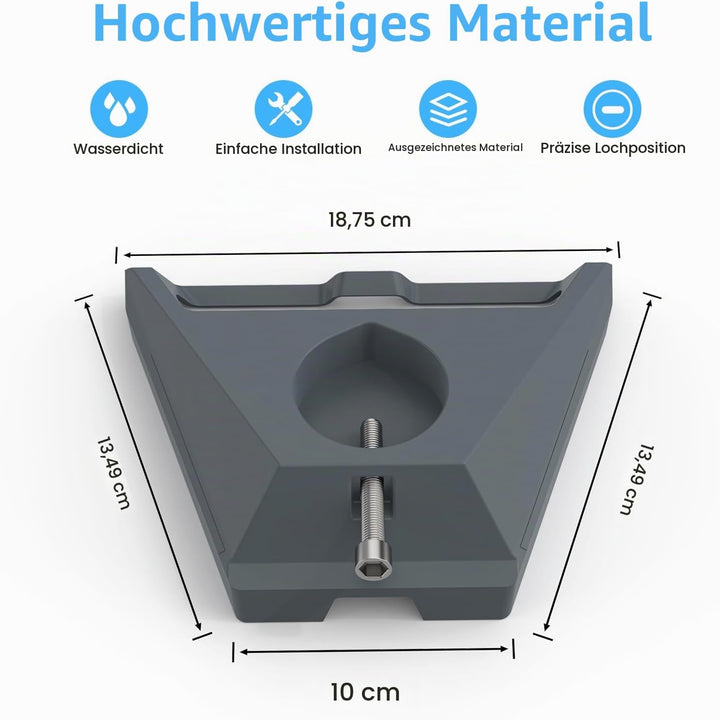 HOLACA Starlink Gen 3 Rohradapter, Dachrohr Halterung Adapter für Variable Mastgrössen (0,83"-2") Ko