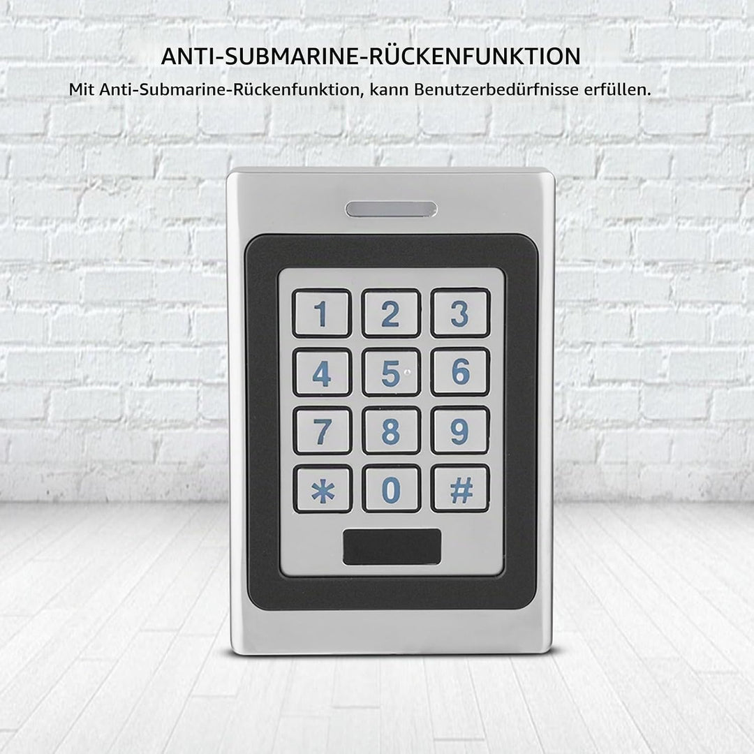 ASHATA RFID Türöffner Codeschloss, wasserdichte Tür Zutrittskontrollsystem Access Control System,RFI